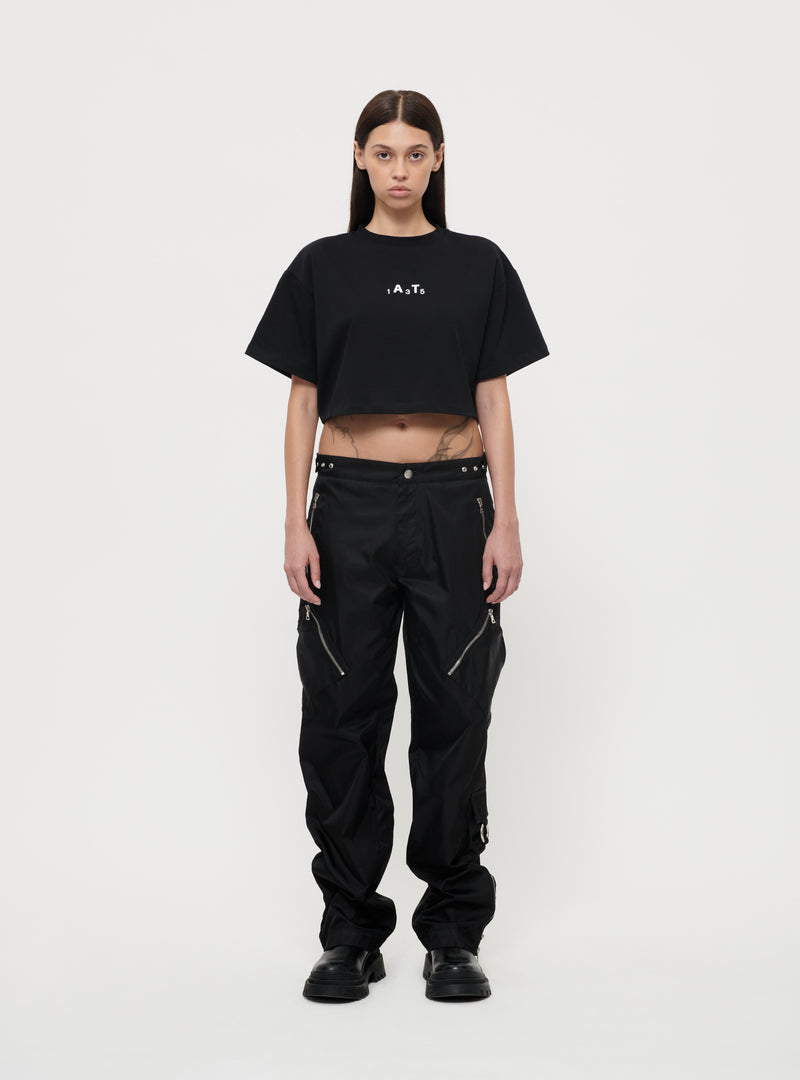 Black Manifesto crop t-shirt image 2