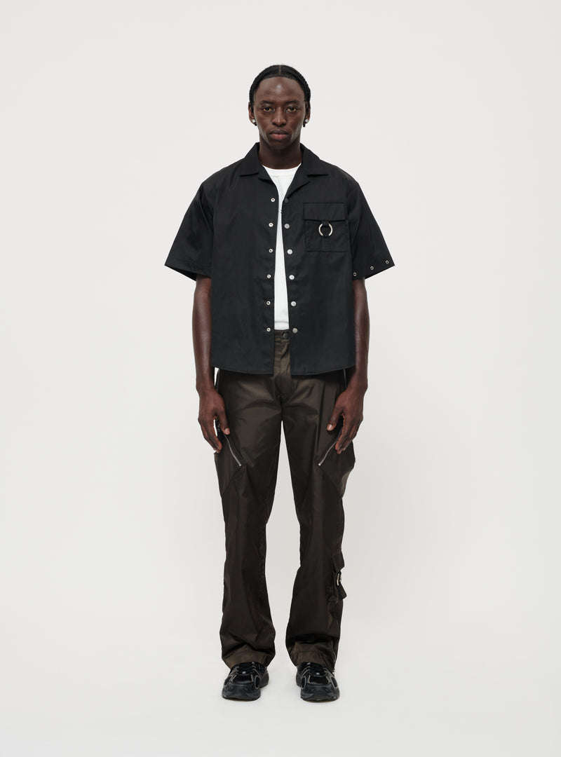 Black bowling shirt