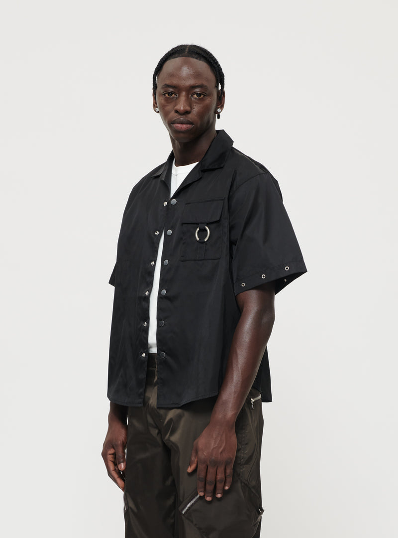 Black bowling shirt image 2