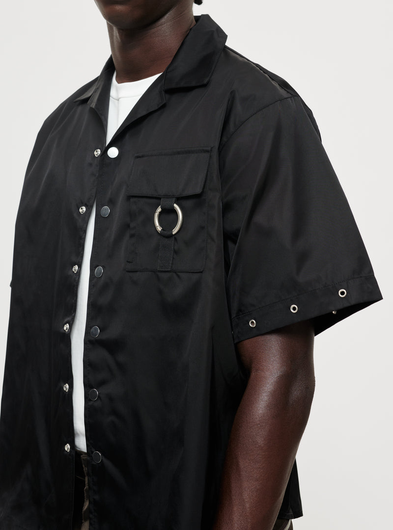 Black bowling shirt image 3