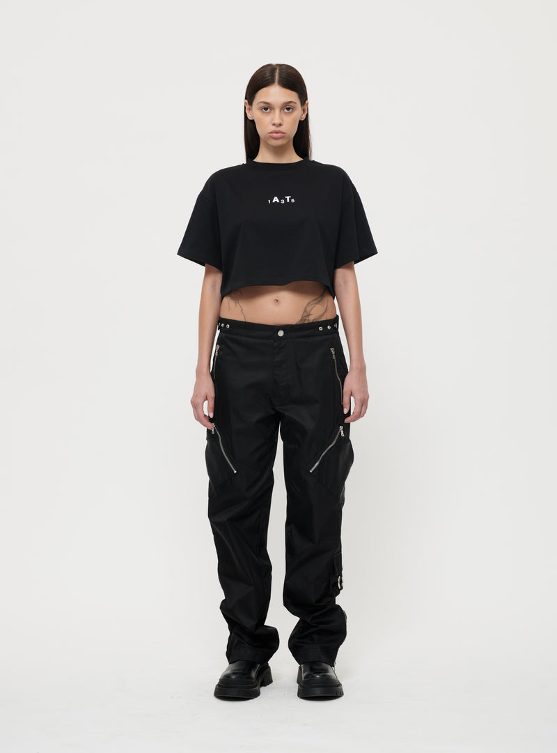 Black cargo pants image 2