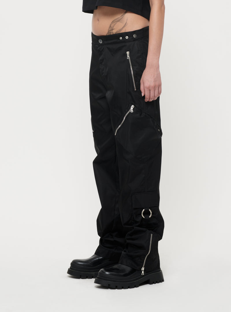 Black cargo pants image 4