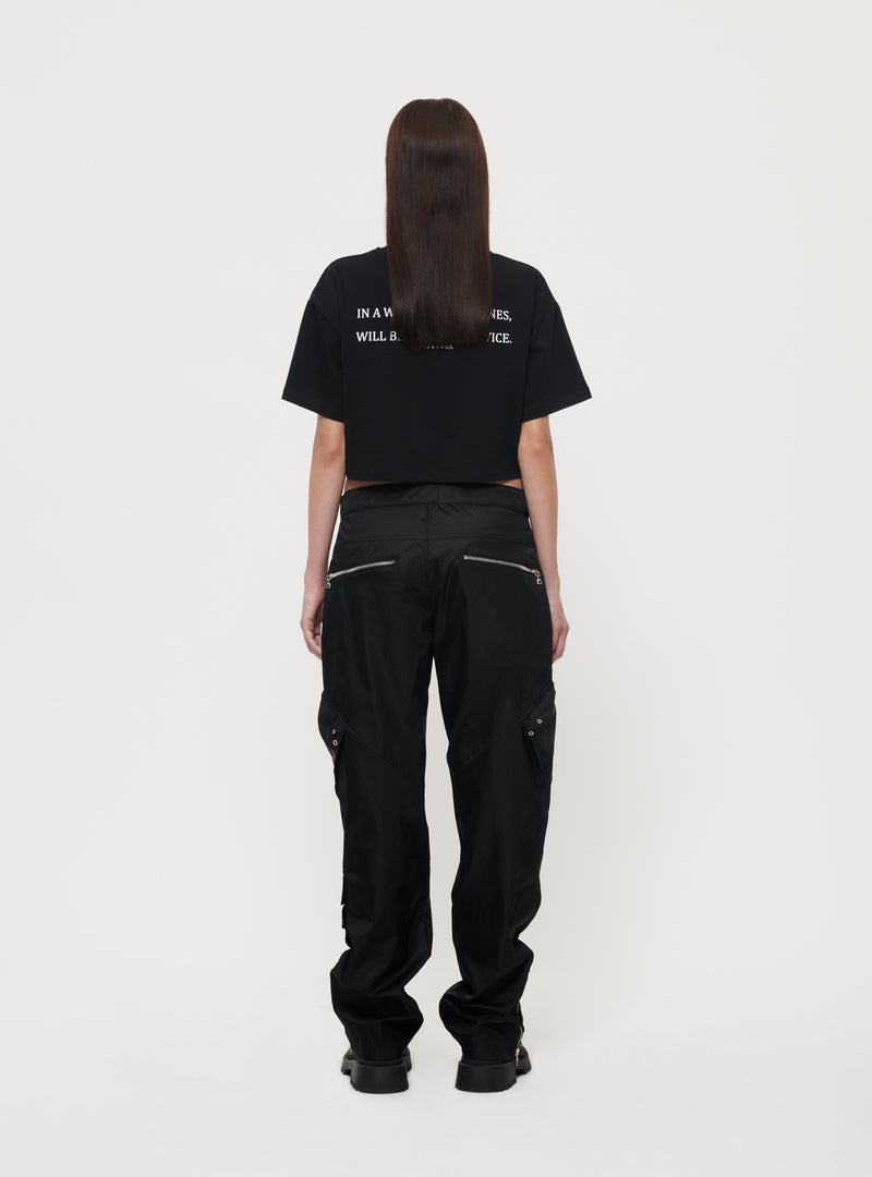Black cargo pants image 3