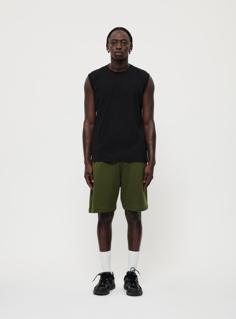 Black crewneck tank top image 2