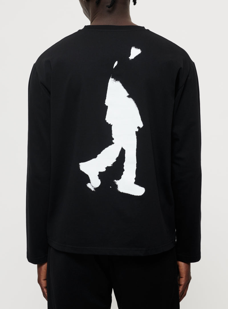 Black longsleeve t-shirt image 5