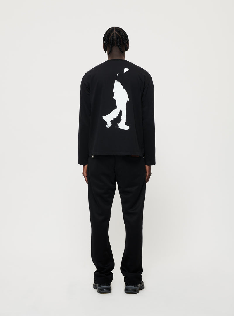 Black longsleeve t-shirt image 3