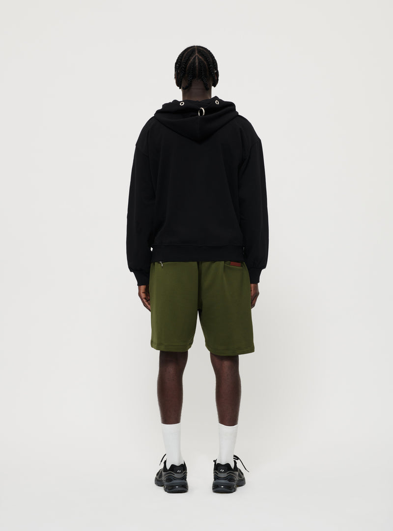 Black men zip up hoodie image 3