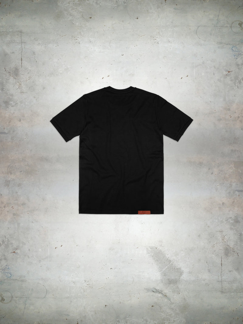 Black embroidered front logo t-shirt alternate