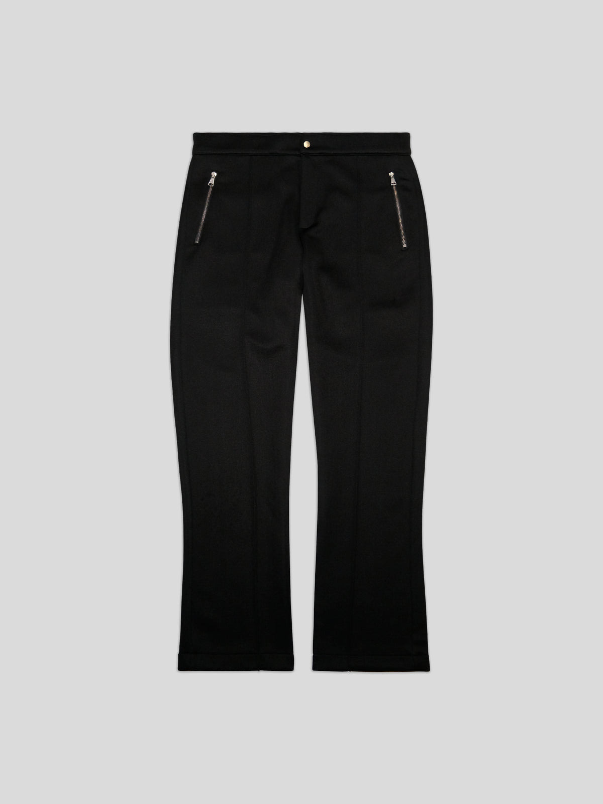 Black piping pants