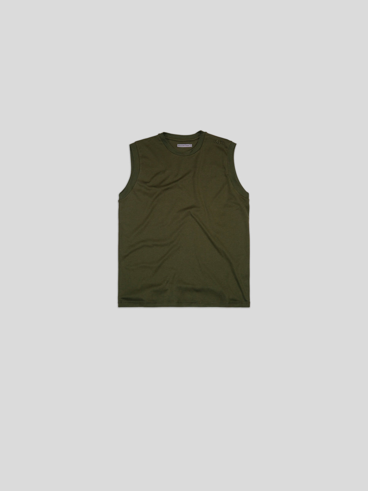 Moss crewneck tank top