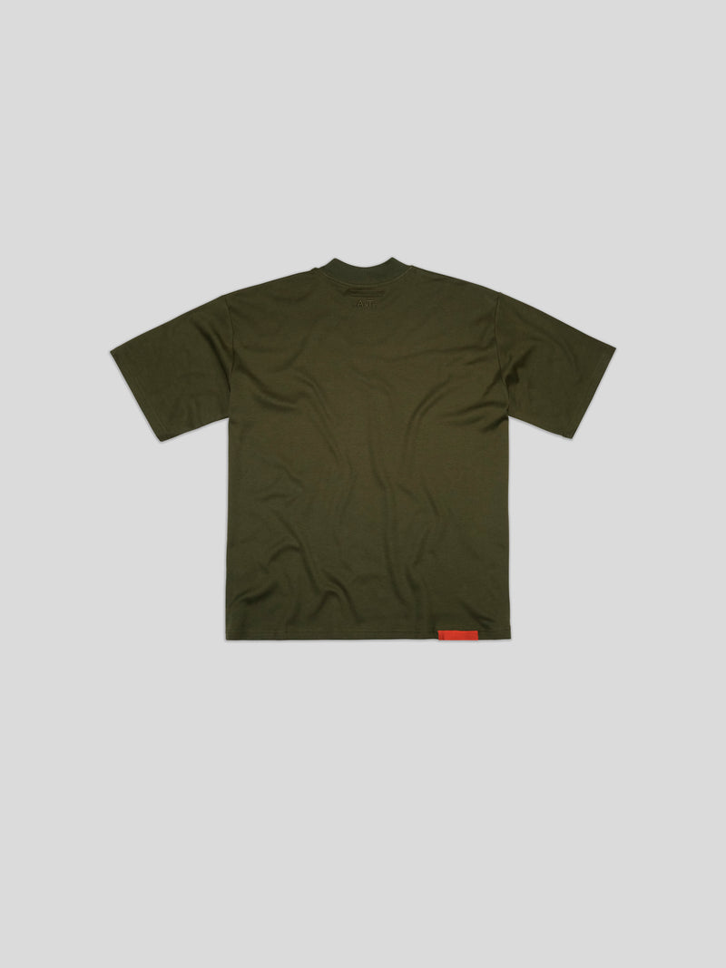 Moss embroidered back logo t-shirt image 1