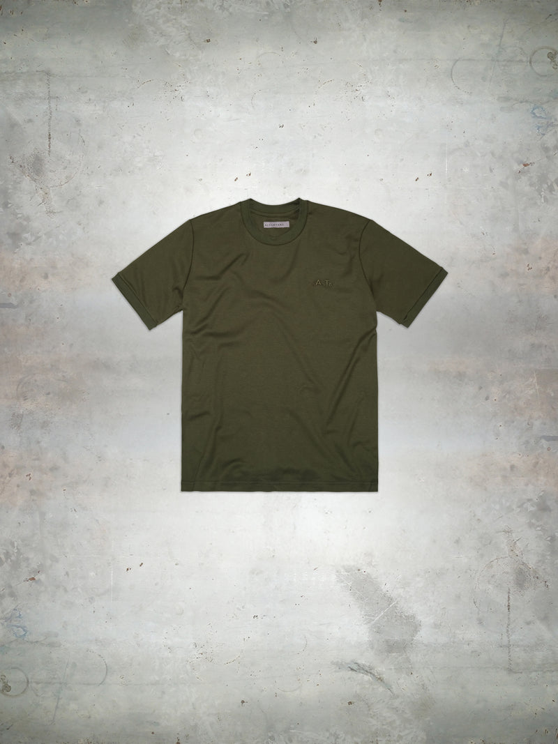 Moss embroidered front logo t-shirt