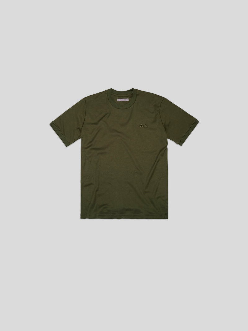 Moss embroidered front logo t-shirt