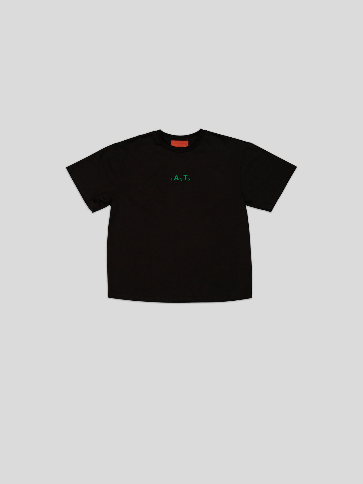 Black graphic t-shirt #2 green