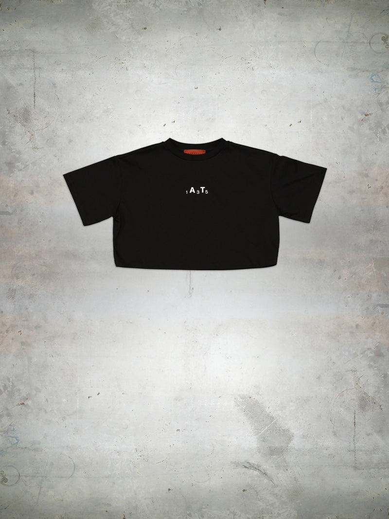Black Manifesto crop t-shirt