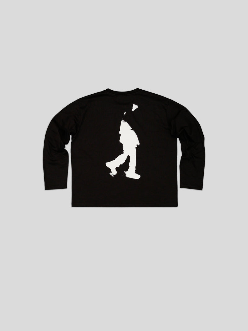 Black longsleeve t-shirt image 1
