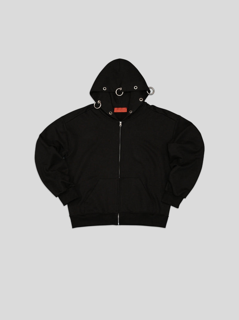 Black men zip up hoodie