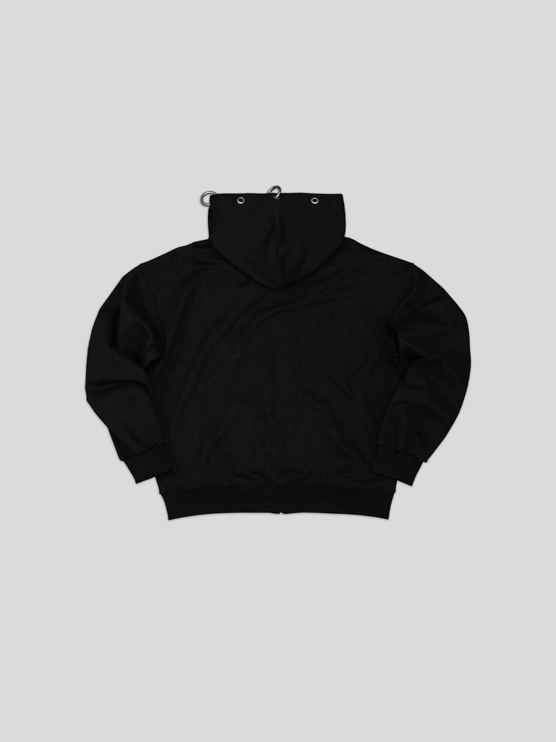 Black men zip up hoodie image 1