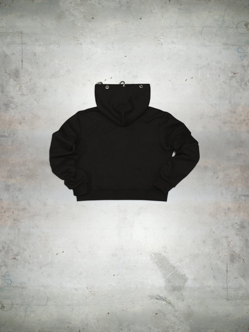 Black women zip up hoodie alternate