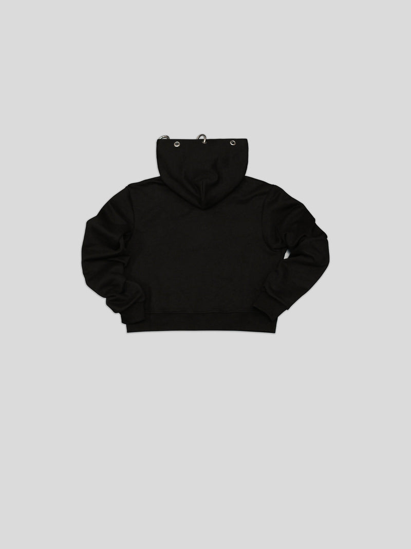 Black women zip up hoodie image 1
