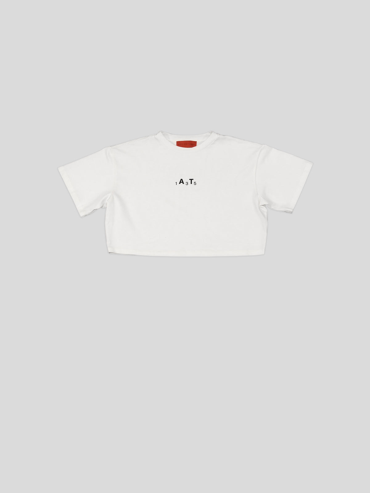 White Manifesto crop t-shirt